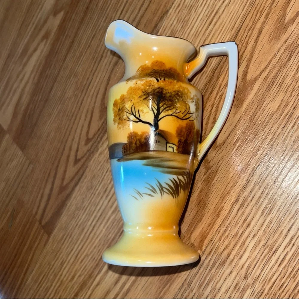 Vintage Noritake Tree In The Meadow Cream‎ Powder Sugar Shaker Muffineer